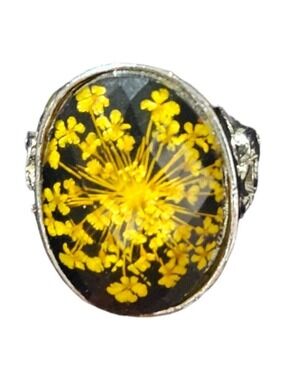 Unisex Unbranded Ring Size 10 Yellow Silver